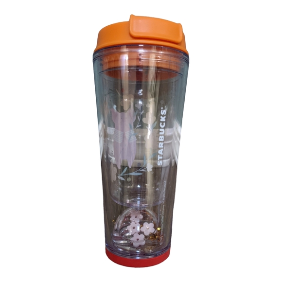 RARE! 🐷Starbucks Year of the Pig snow globe tumbler NEAR NEW 12oz - Picture 2 of 6